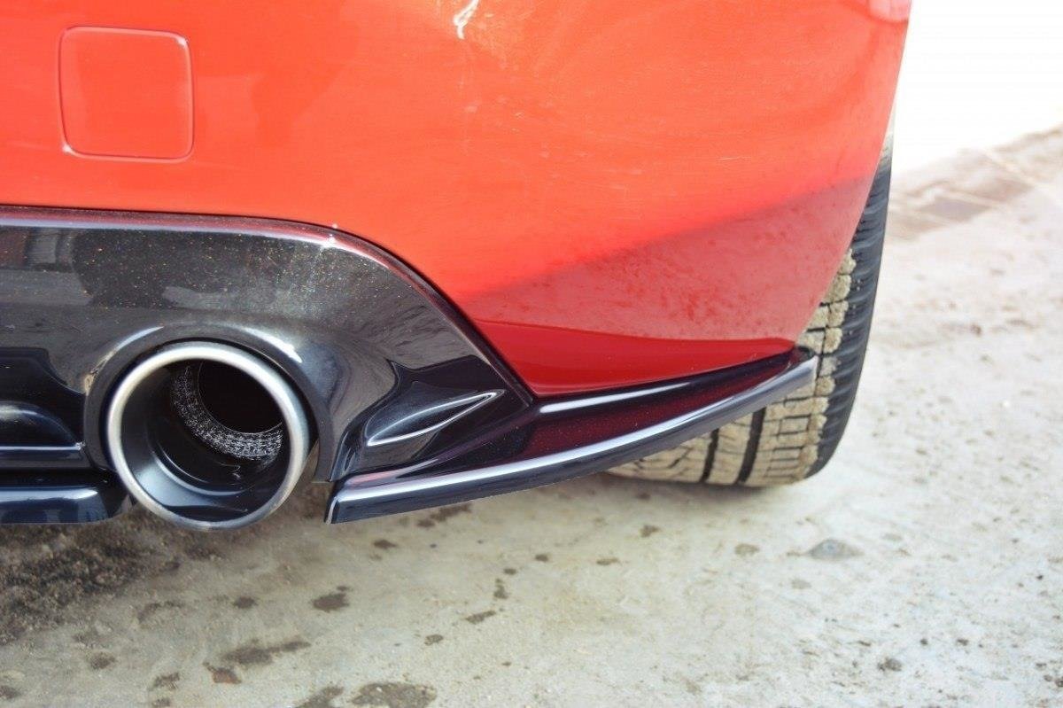 Heck Ansatz Flaps Diffusor für PEUGEOT 308 II GTI schwarz Hochglanz