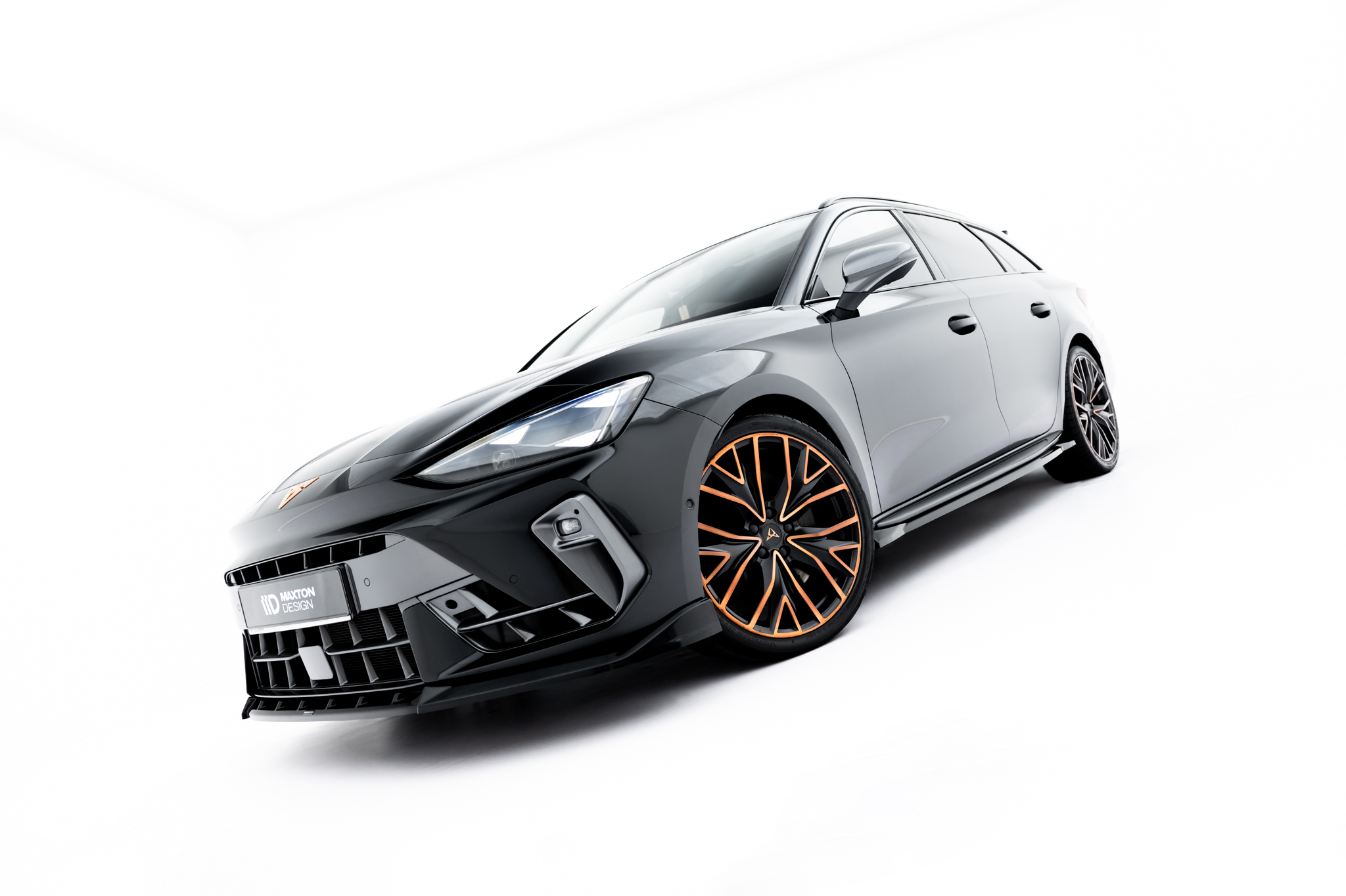 Frontlippe V.1 passend für CUPRA Leon ST / Hatchback Mk1 FL schwarz Hochglanz