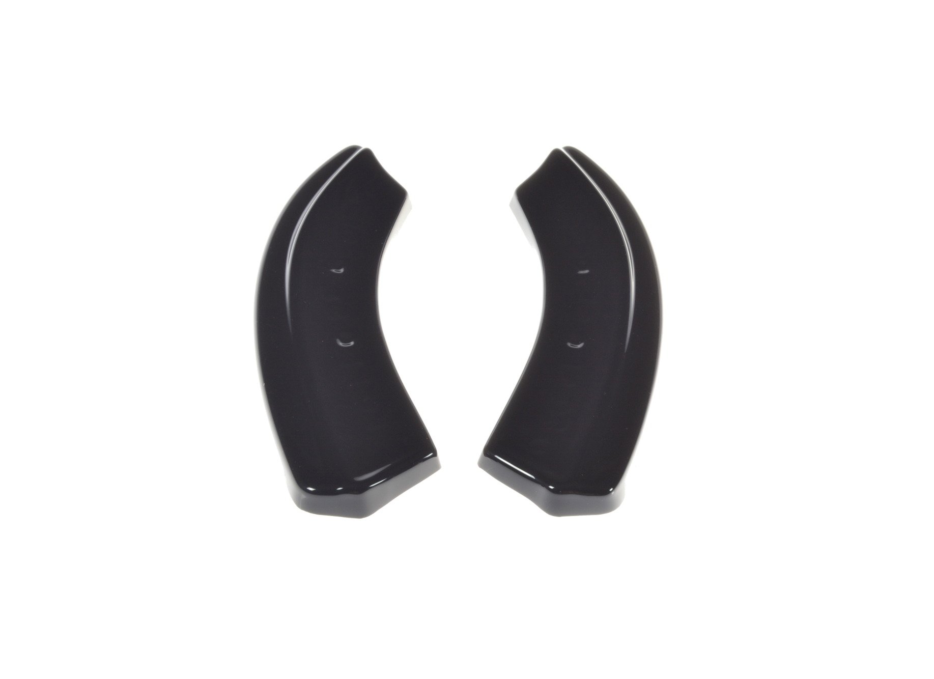 Heck Ansatz Flaps Diffusor für Ford Fiesta ST Mk6 schwarz Hochglanz