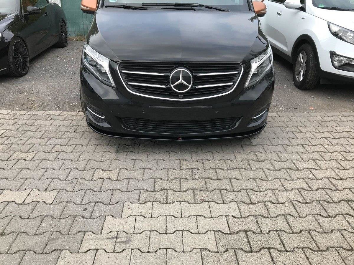 Front Ansatz V.1 für Mercedes-Benz V-Klasse W447 schwarz Hochglanz