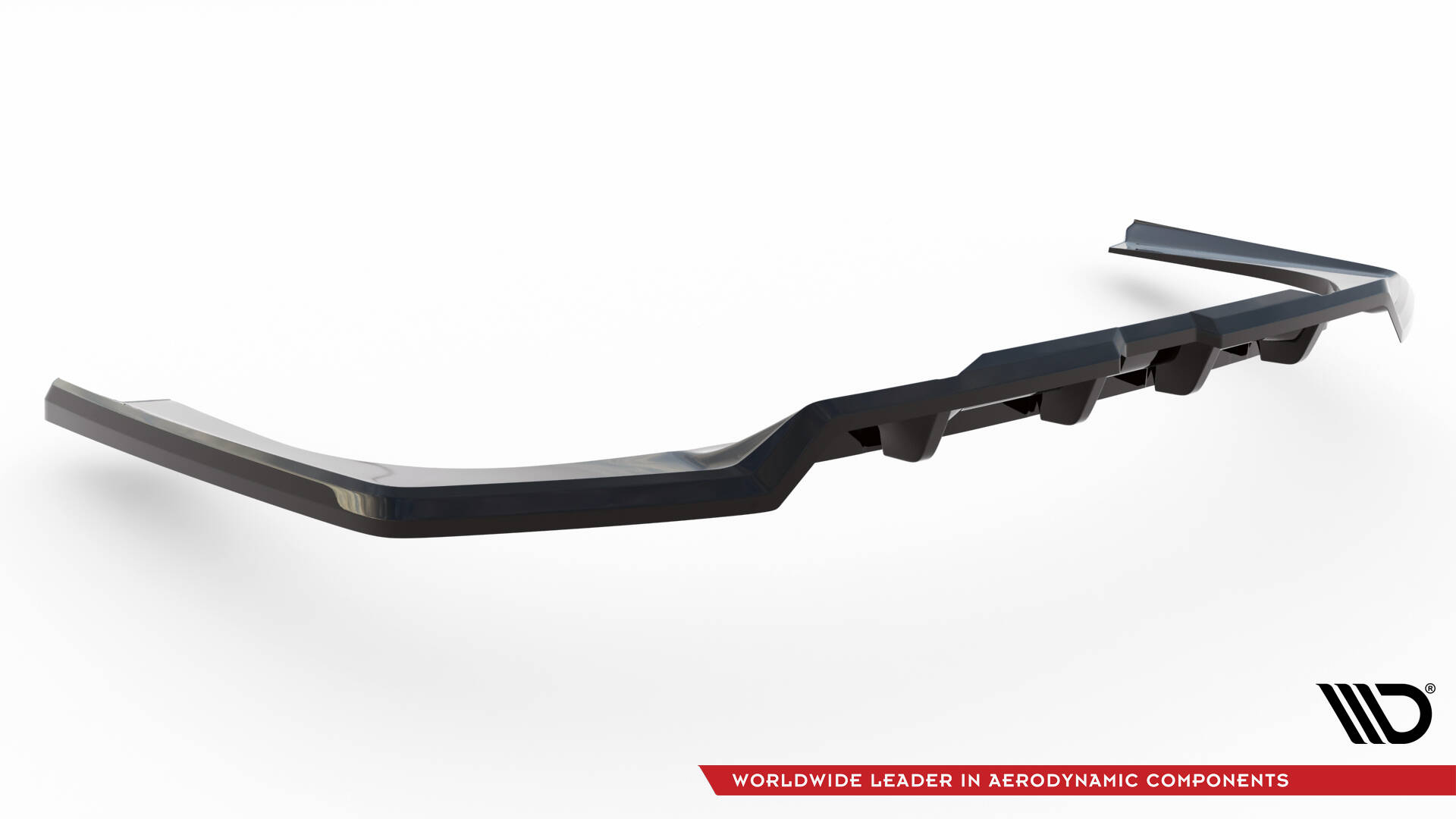 Street+ Mittlerer Diffusor RACE Heck Ansatz passend für BMW 7 M-Paket G70 schwarz Hochglanz