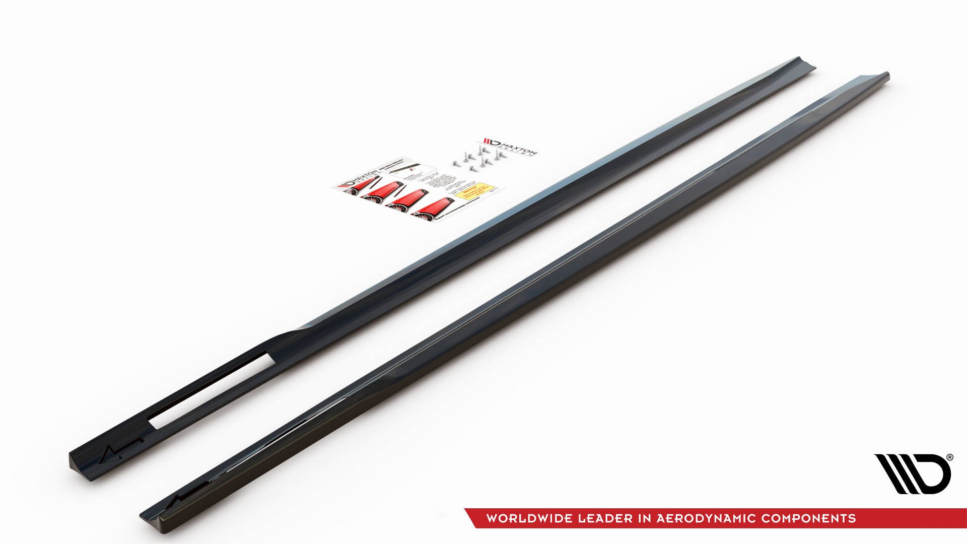 Street+ Seitenschweller Leisten V.1 passend für BMW 4er M-Paket / M440i G22 / G23 / G22 FL / G23 FL schwarz Hochglanz