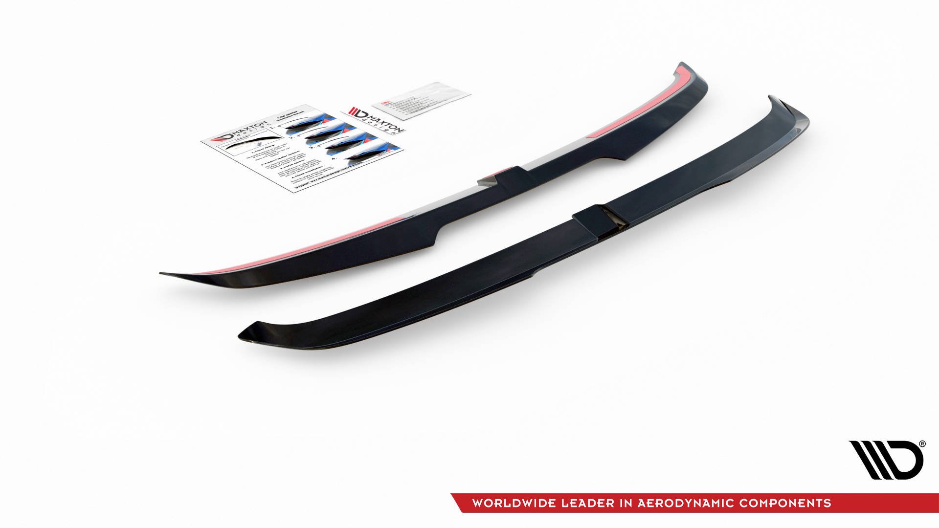 Heck Spoiler Aufsatz Abrisskante V.2 passend für Audi RS3 / S3 / A3 S-Line Sportback 8Y / 8Y FL schwarz Hochglanz