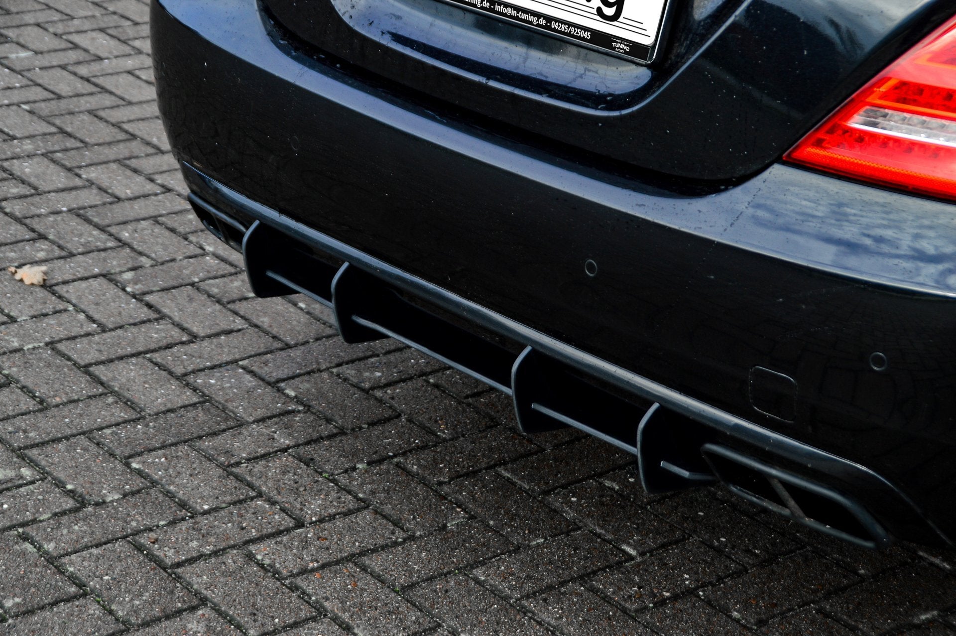 Bodykit für Mercedes S-Klasse V221 Langversion (Schwarz Matt)