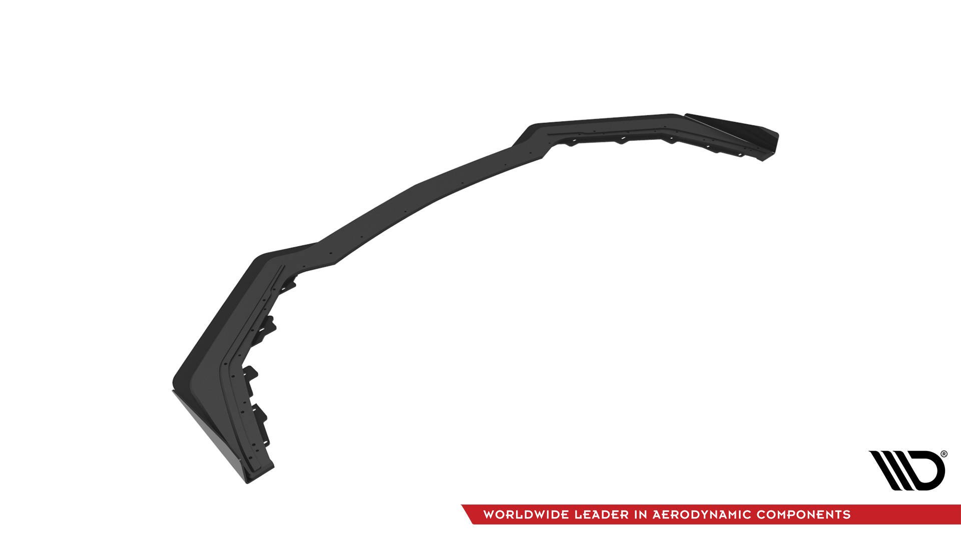 Street Pro Spoilerlippe Front Ansatz V.1 passend für Ford Mustang GT MK6 FL rot+ Hochglanz Flaps