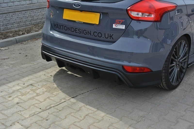 Heckansatz Diffusor RS-Look passend für Ford Focus ST Mk3 FL ABS-Kunststoff