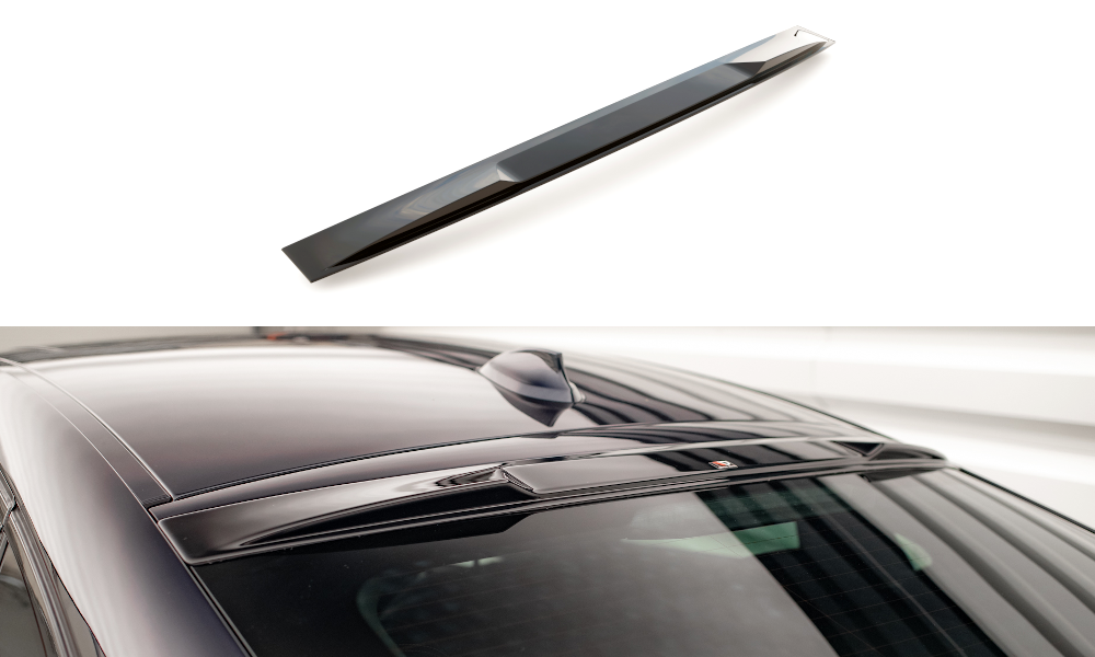 Heckscheiben Spoiler passend für BMW X6 F16 M-Paket / X6 M F86 schwarz Hochglanz