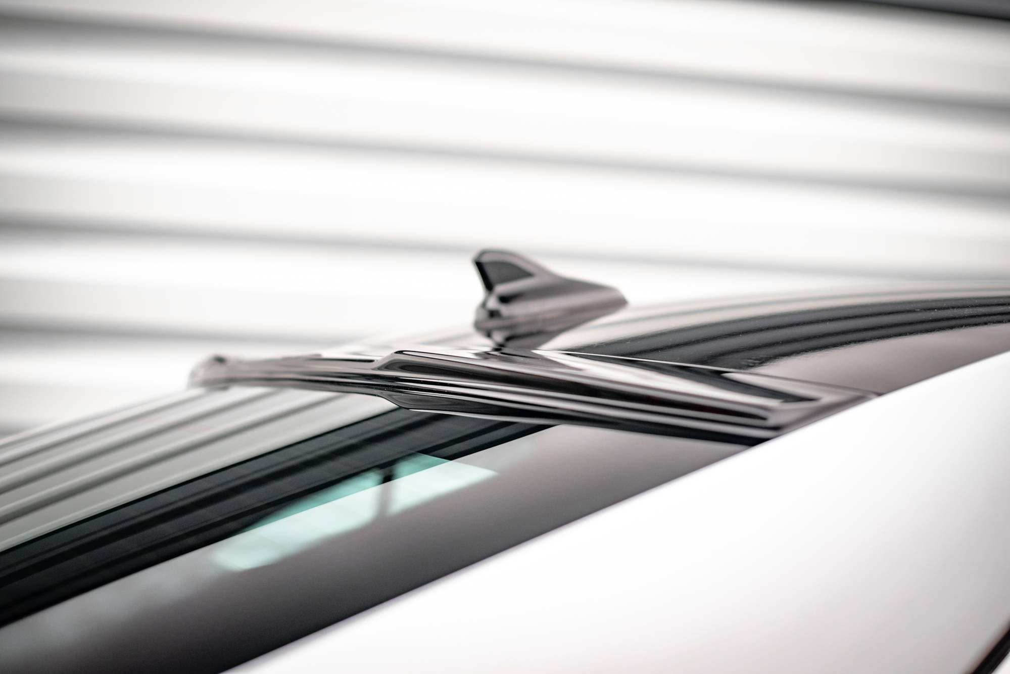 Heckscheiben Spoiler passend für Skoda Octavia Liftback Mk4 schwarz Hochglanz