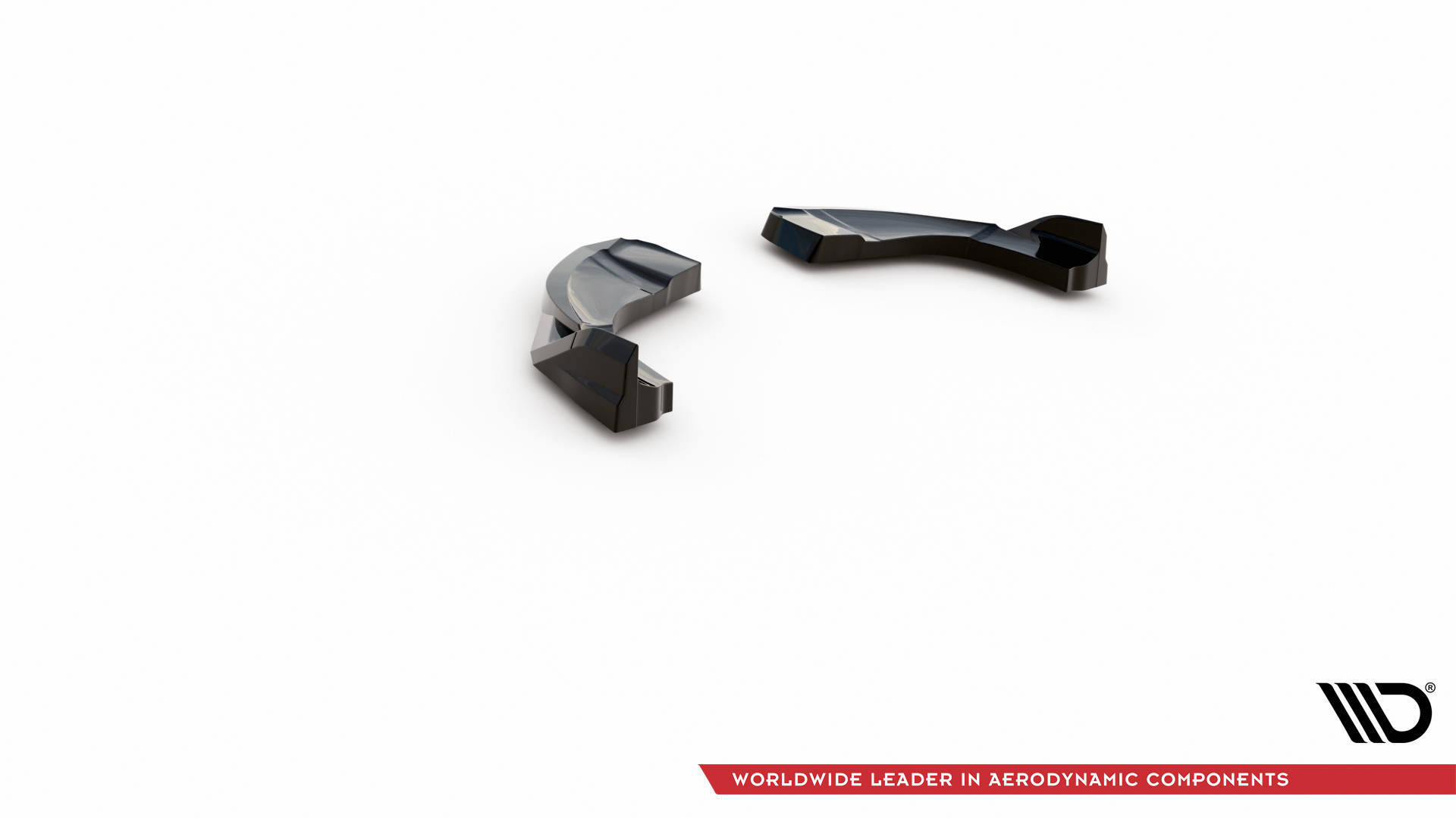 Street+ Heck Ansatz Flaps V.2 passend für Hyundai Kona N Mk1 schwarz Hochglanz
