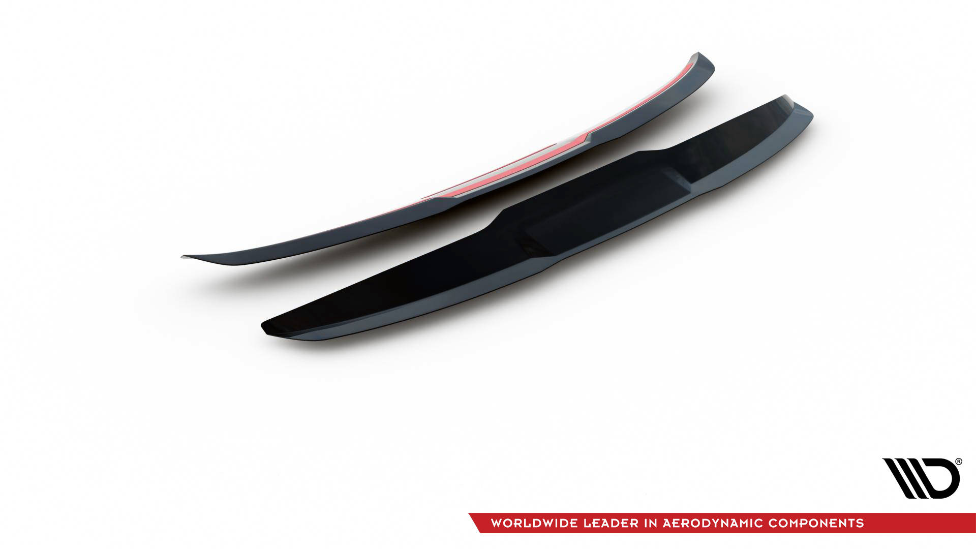 Spoiler CAP für SEAT IBIZA 4 SPORTCOUPE vor Facelift schwarz Hochglanz