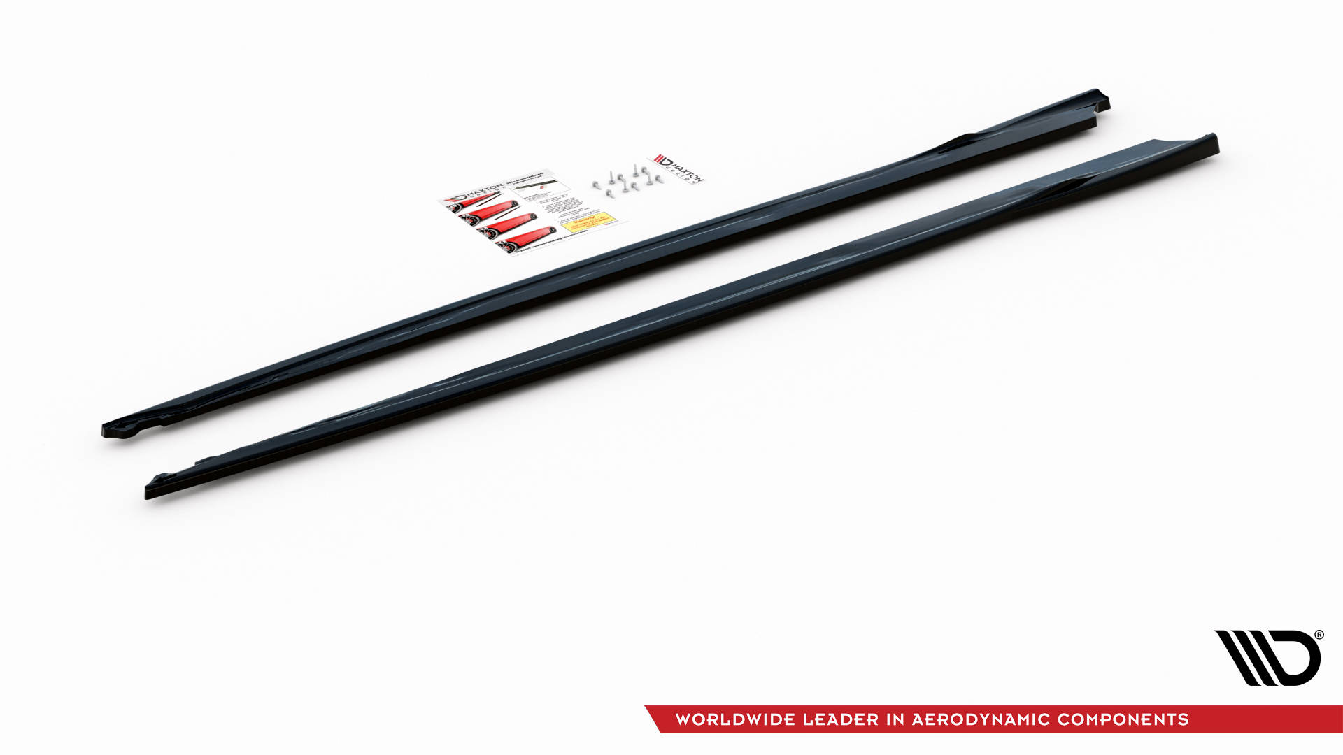 Street+ Seitenschweller Leisten V.3 passend für Toyota Supra Mk5 schwarz Hochglanz