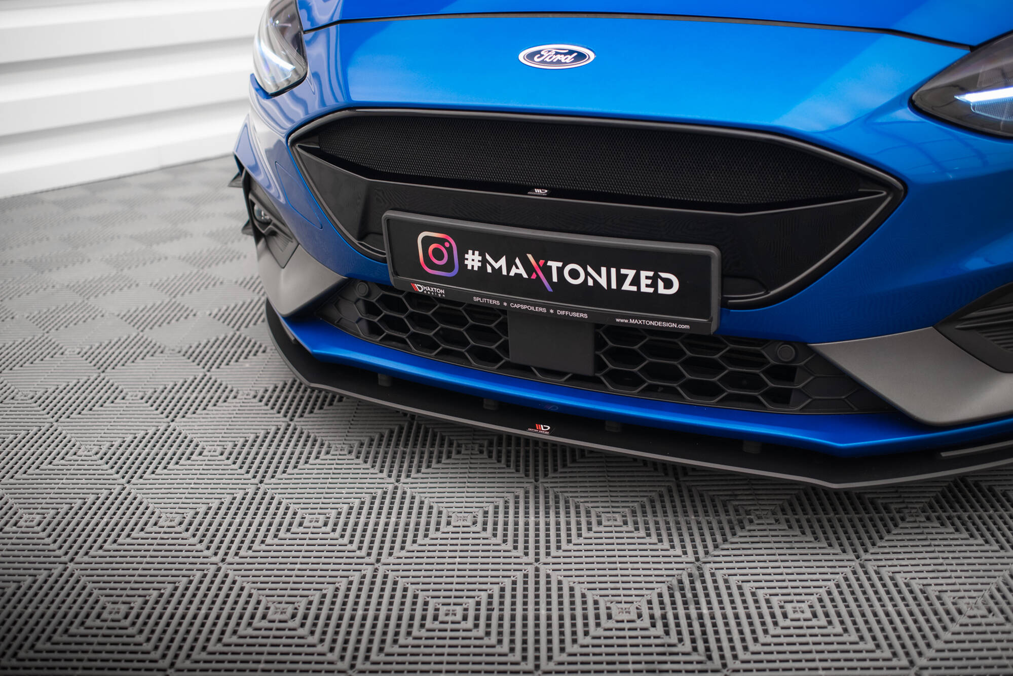 Frontlippe passend für Ford Focus ST / ST-Line Mk4 schwarz matt