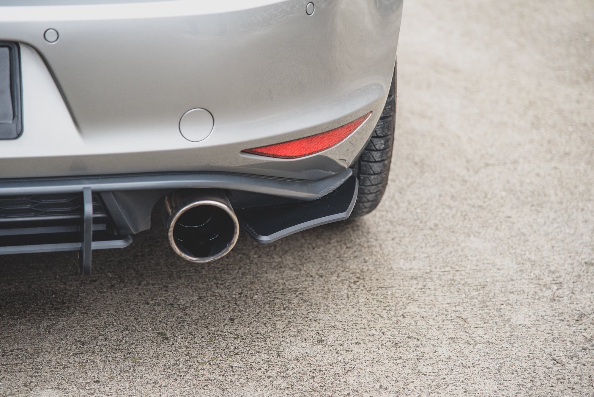 Heck Ansatz Flaps Diffusor V.2 für VW Golf 7 GTI