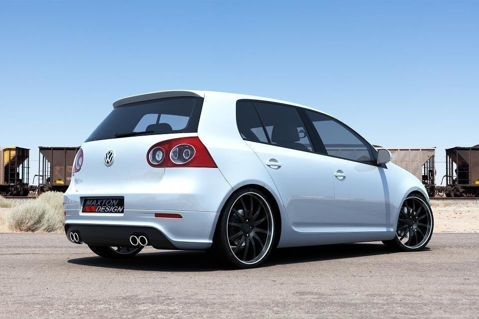 Heck Ansatz Diffusor passend für VW Golf 5 R32 mit 2 Auspufflöchern