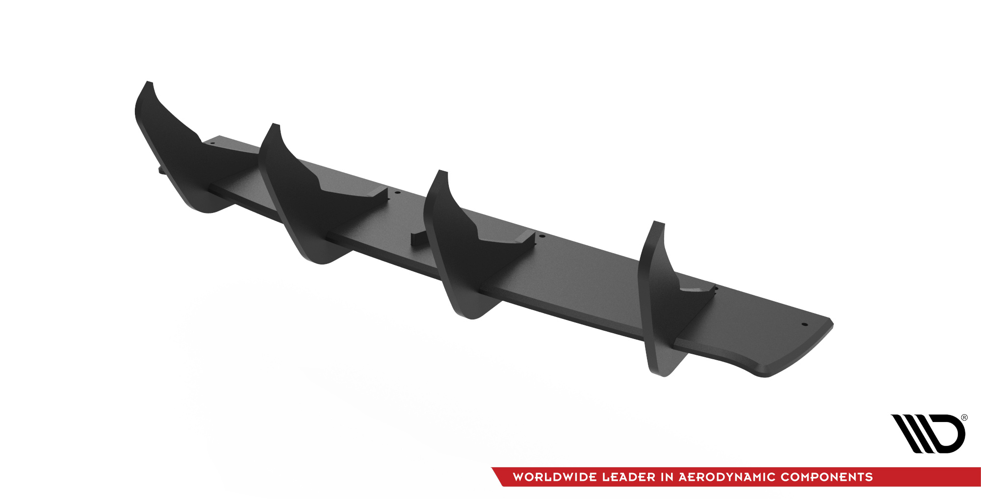 Street Pro Heckschürze Heck Ansatz Diffusor passend für Lexus GS F Mk4 FL schwarz-rot