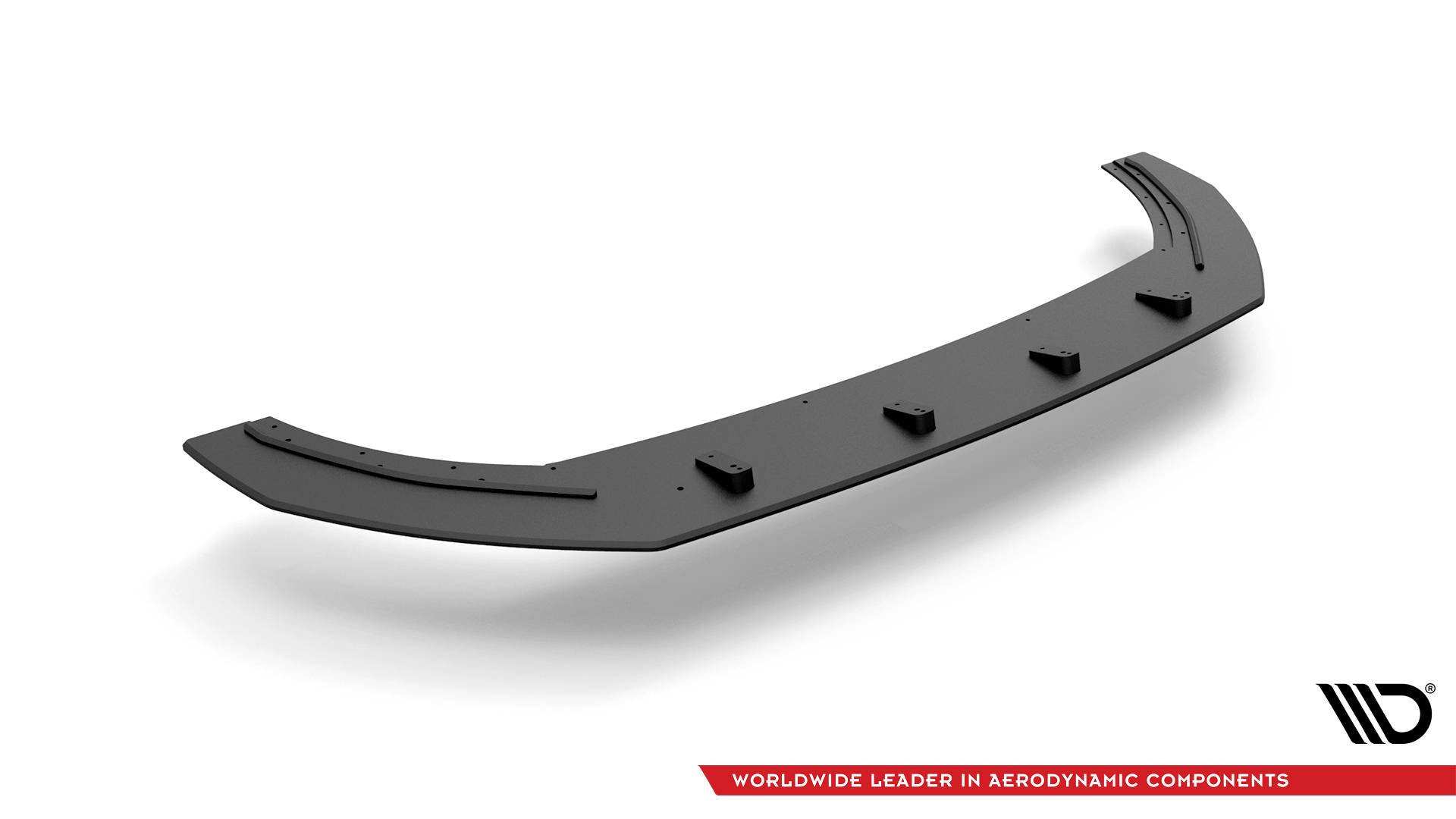 Street Pro Spoilerlippe Front Ansatz passend für Seat Leon FR Mk4 rot