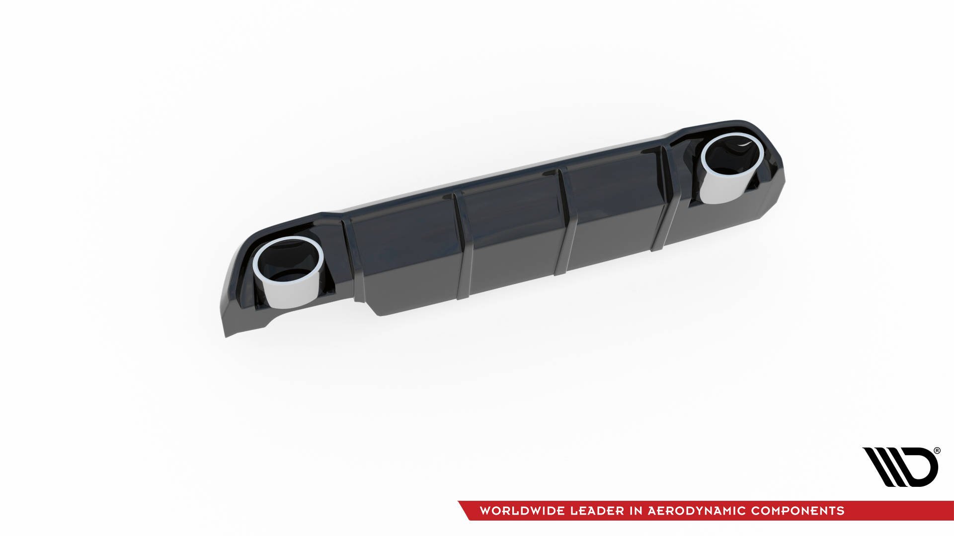 Street+ Heck Ansatz Diffusor + Endrohre passend für Peugeot 308 SW Mk2