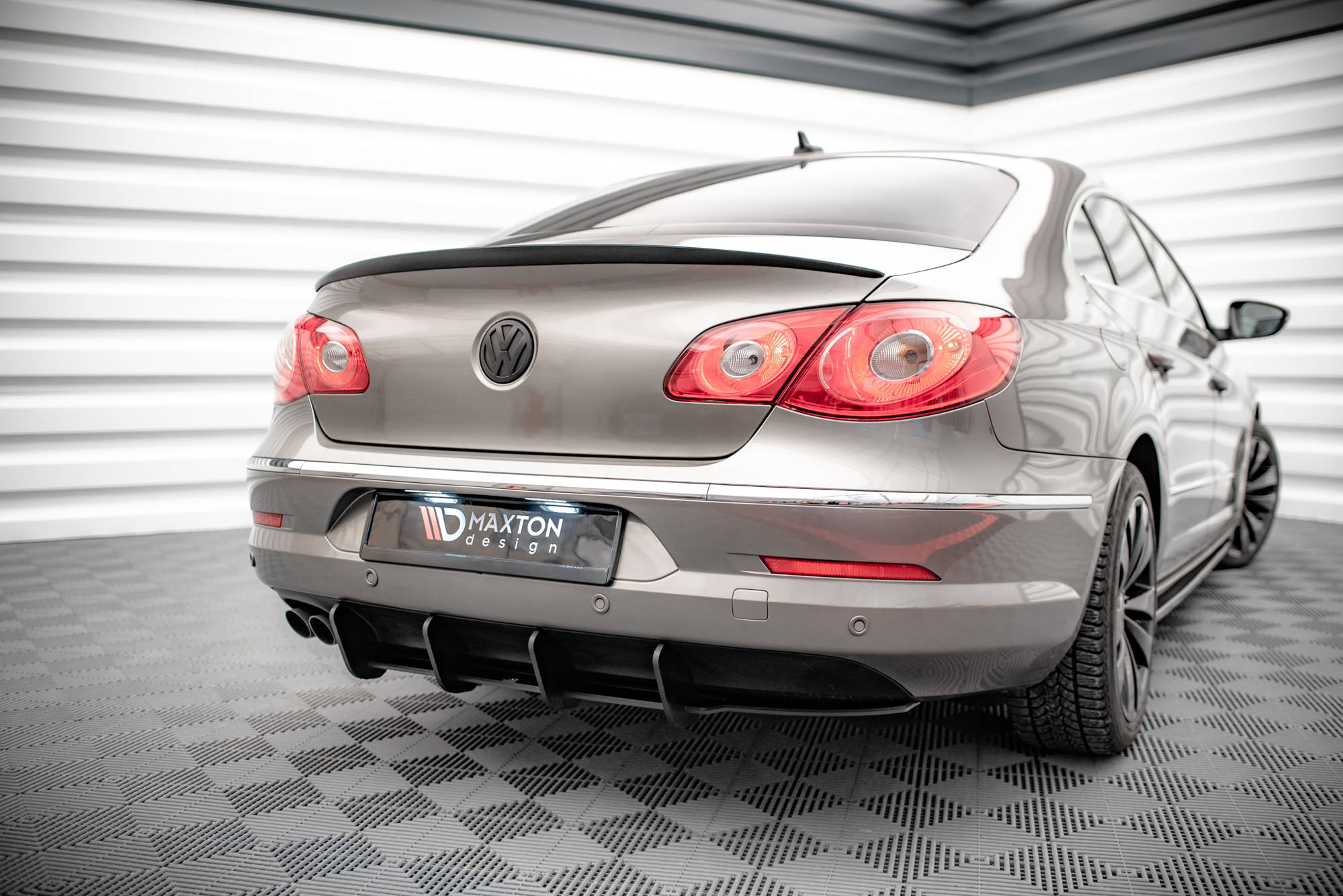 Street Pro Heckschürze Heck Ansatz Diffusor passend für VW Passat CC