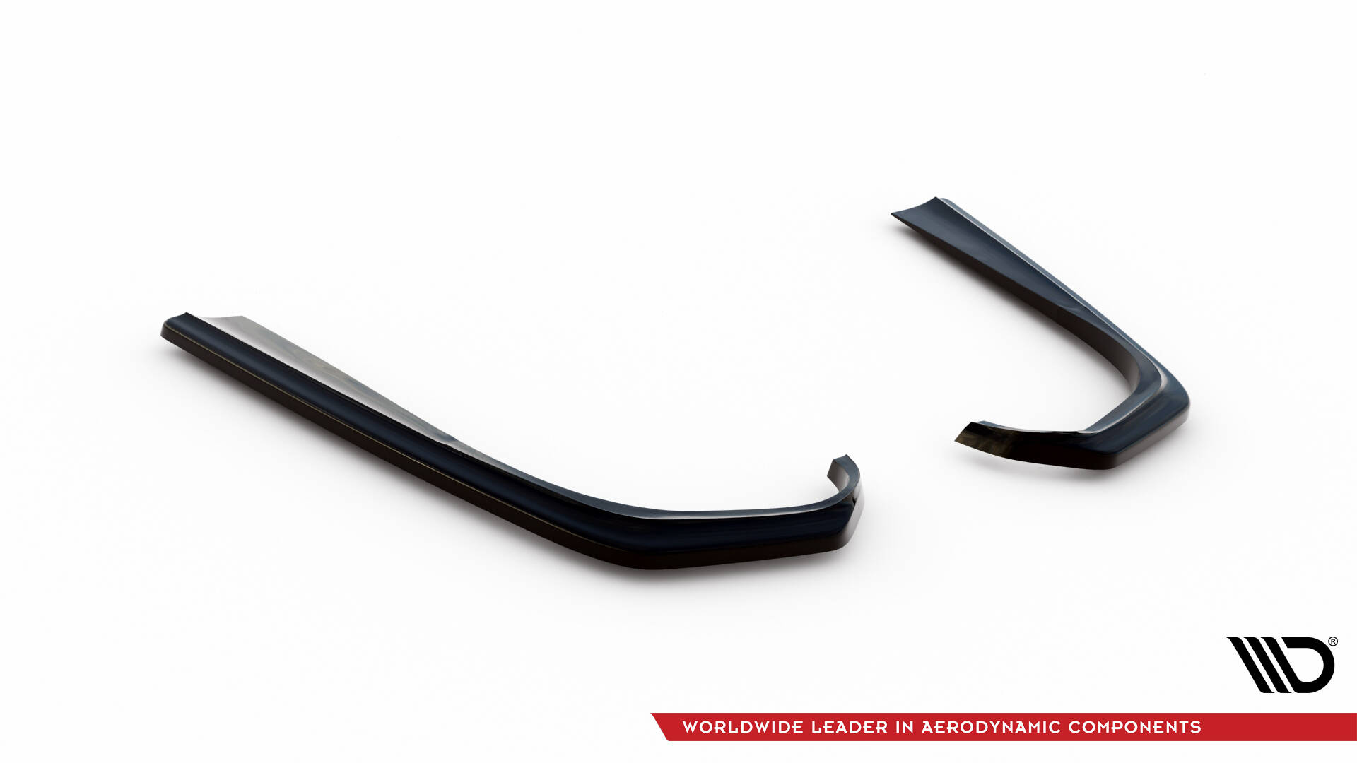 Heck Ansatz Flaps Diffusor für Mercedes-Benz E-Klasse W213 Coupe C238 / Cabriolet A238 AMG-Line schwarz Hochglanz