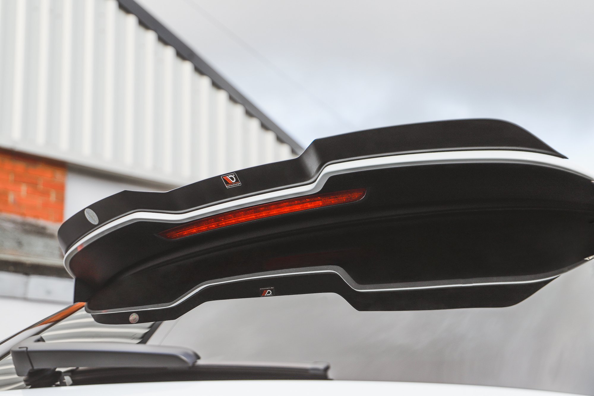 Spoiler CAP V.3 für Audi RS3 Sportback 8V / 8V Facelift schwarz Hochglanz