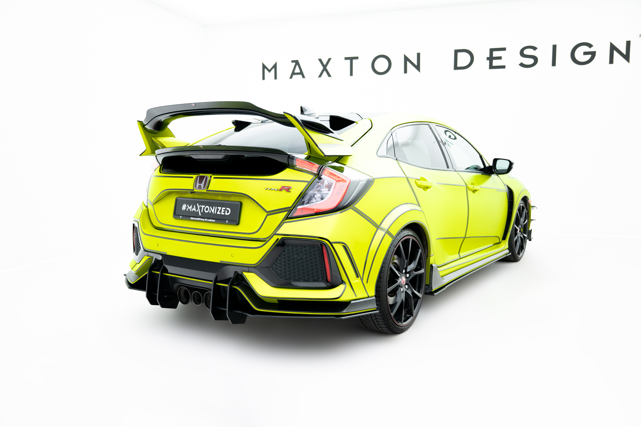Street Pro Heck Ansatz Diffusor V.2 passend für Honda Civic Type-R Mk10 / Mk10 FL