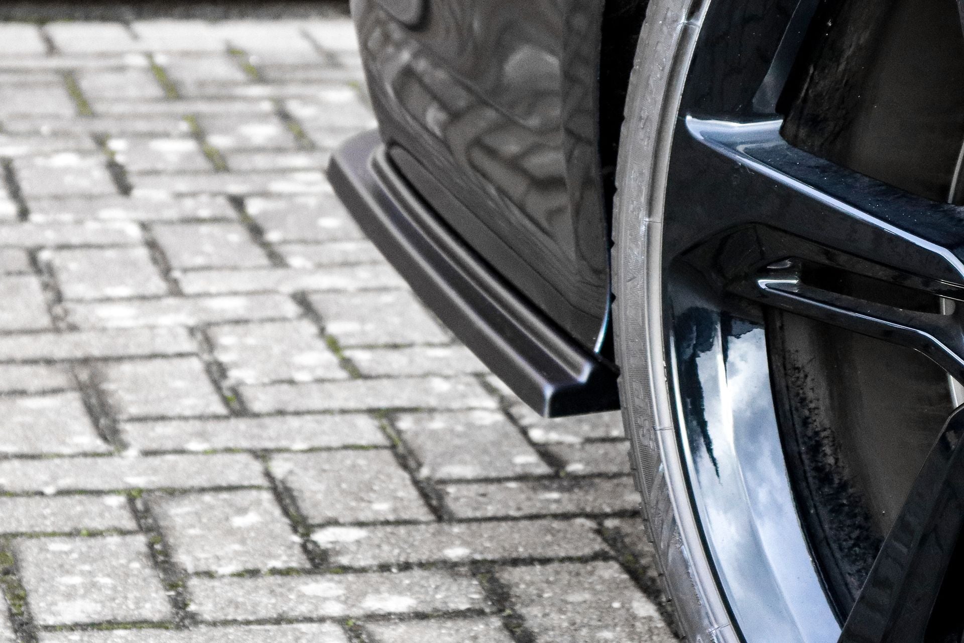 Heckansatz Seitenteile für Audi A7 mit S-Line + S7 C7 4G (Schwarz Matt)