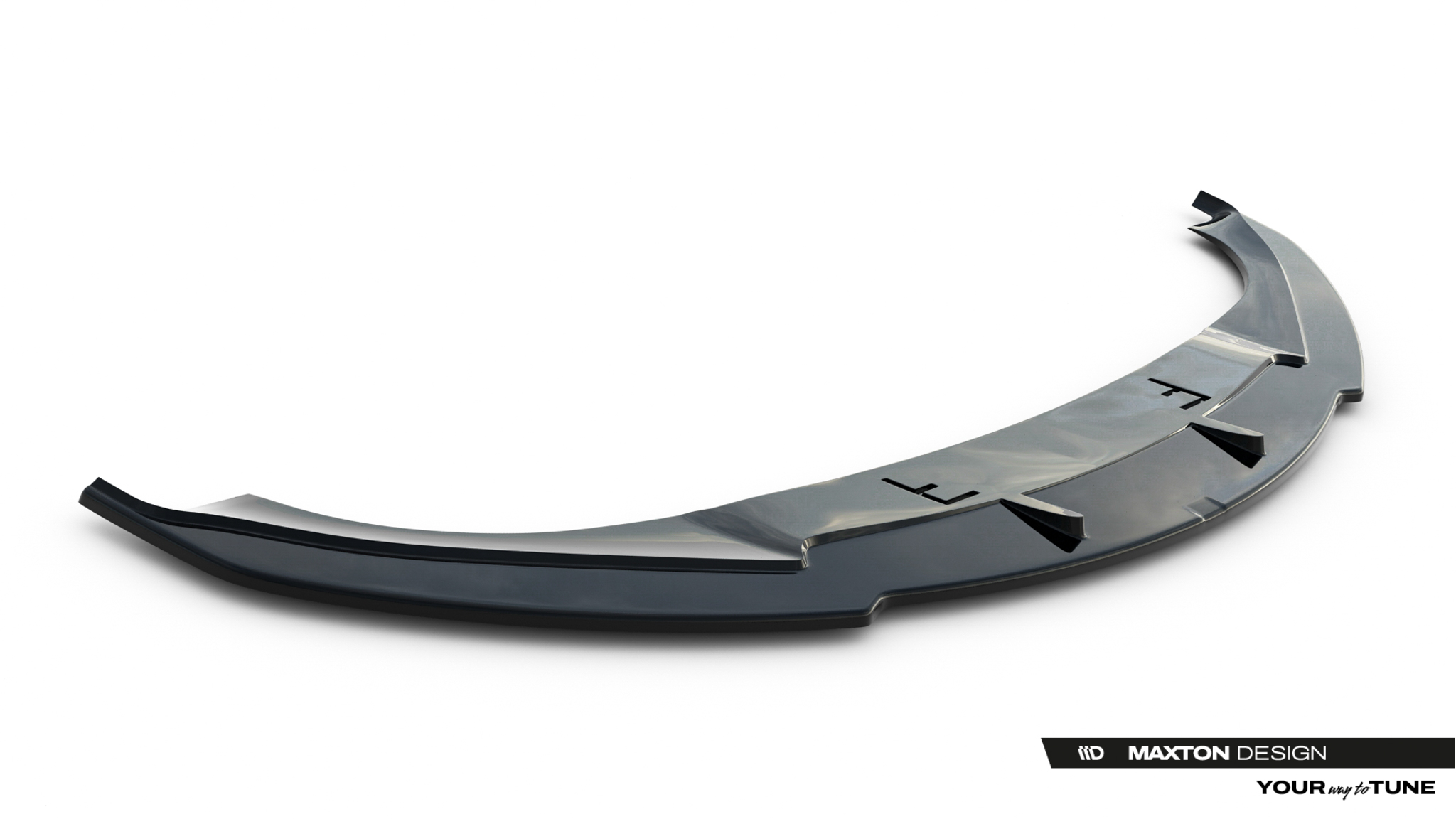 Frontlippe V.2 passend für Tesla Model S Mk1 schwarz Hochglanz