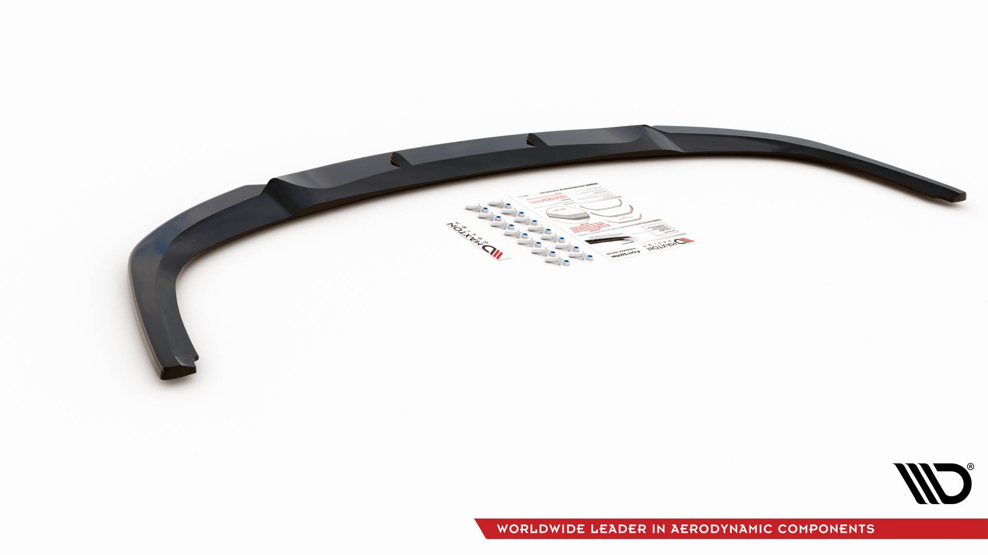 Street+ Spoilerlippe Front Ansatz passend für Mitsubishi Lancer Sportback Mk8 schwarz Hochglanz