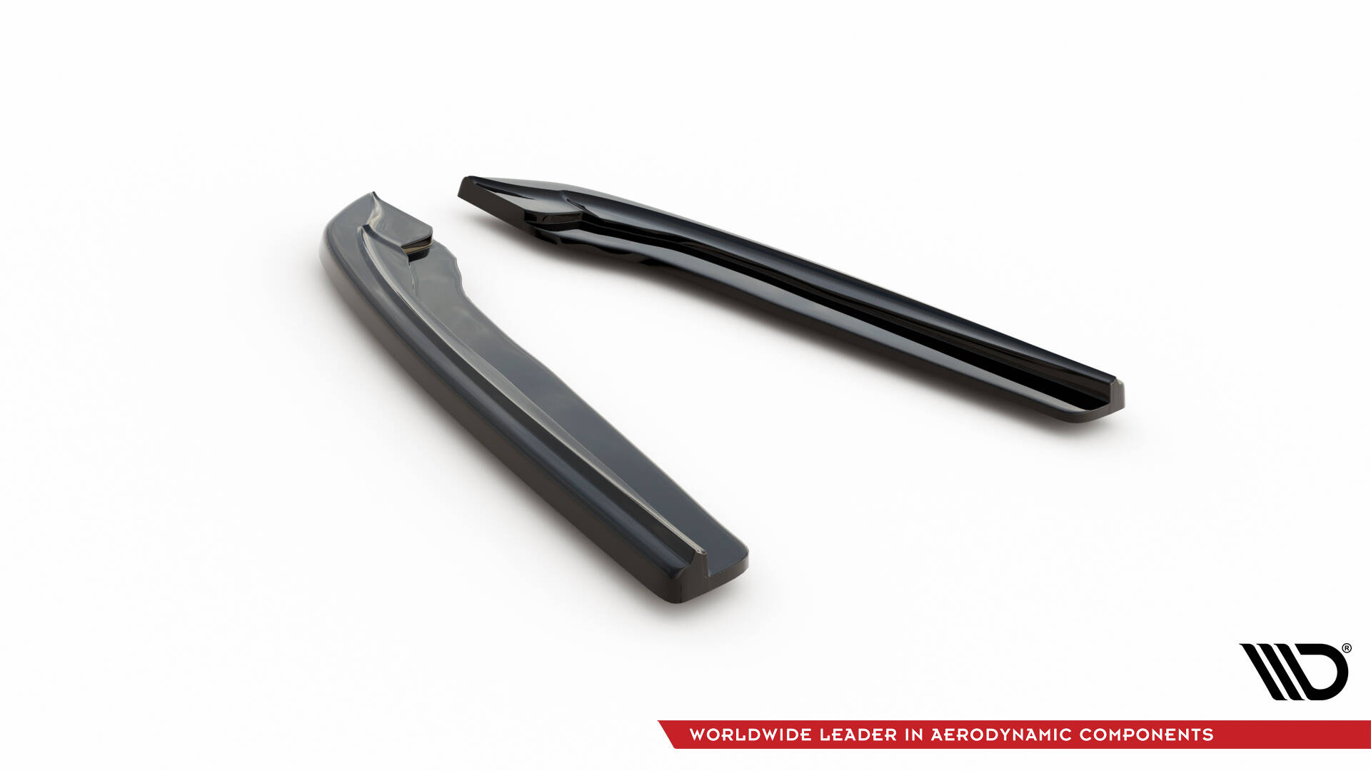 Heck Ansatz Flaps Diffusor für BMW M5 F10 schwarz Hochglanz