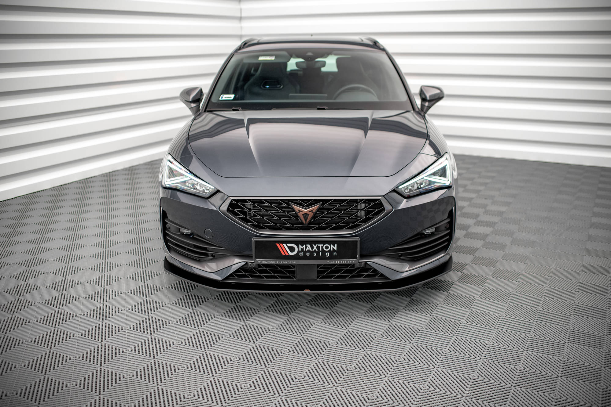 Frontlippe passend für CUPRA Leon Mk1 schwarz matt