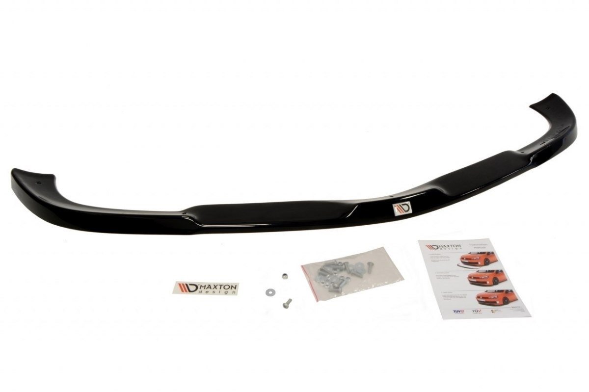 Street+ Spoilerlippe Front Ansatz passend für Mercedes SLK R171 Standard Stoßstange schwarz Hochglanz