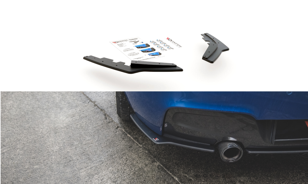 Street Pro Heck Ansatz Flaps passend für BMW M135i F20 rot