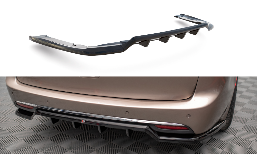 Diffusor Heckansatz passend für Chrysler Pacifica Mk2 schwarz Hochglanz