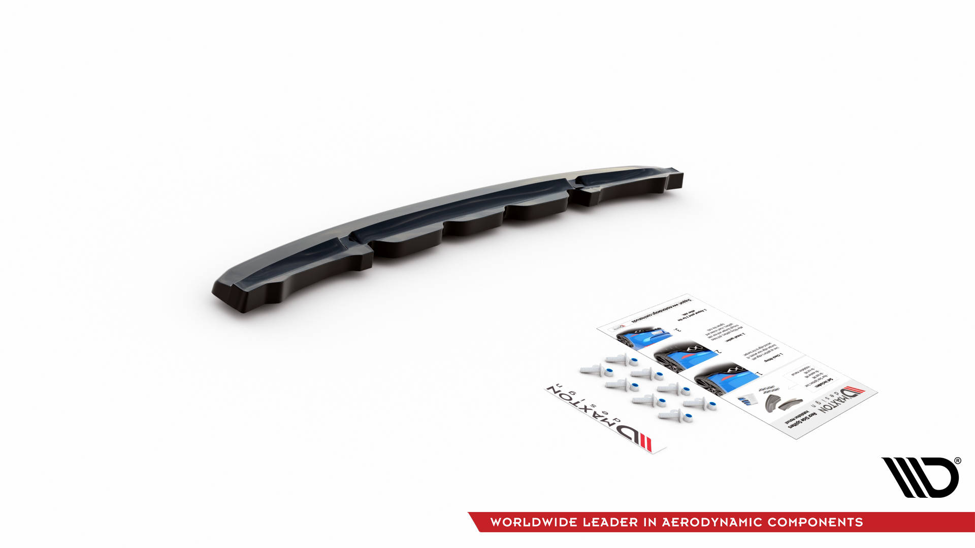 Street+ Mittlerer Diffusor Heck Ansatz passend für BMW Z4 M-Paket G29 schwarz Hochglanz