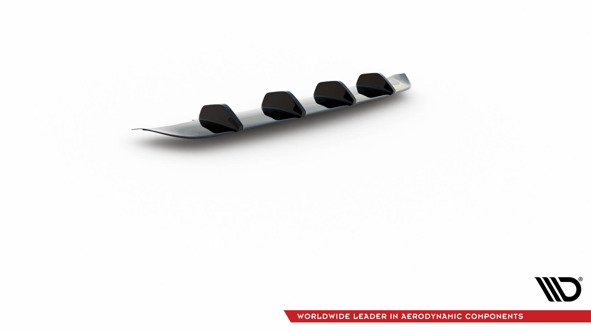 Street+ Heck Ansatz Diffusor passend für Ford Mustang Mk5 FL schwarz Hochglanz
