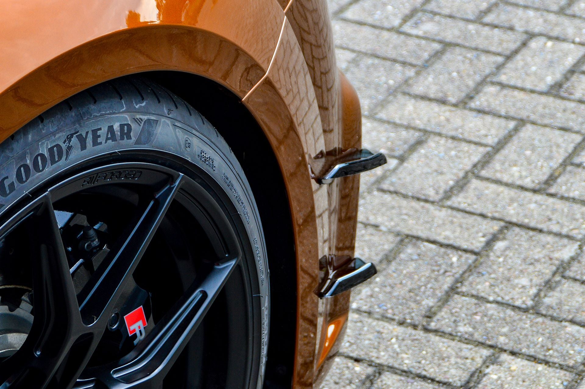 Spoilerflaps aus ABS für Audi TT RS 8S Vorfacelift (Schwarz Matt)