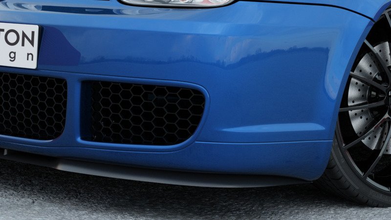 Front Ansatz für Cupra Look VW Golf IV R32 schwarz Hochglanz
