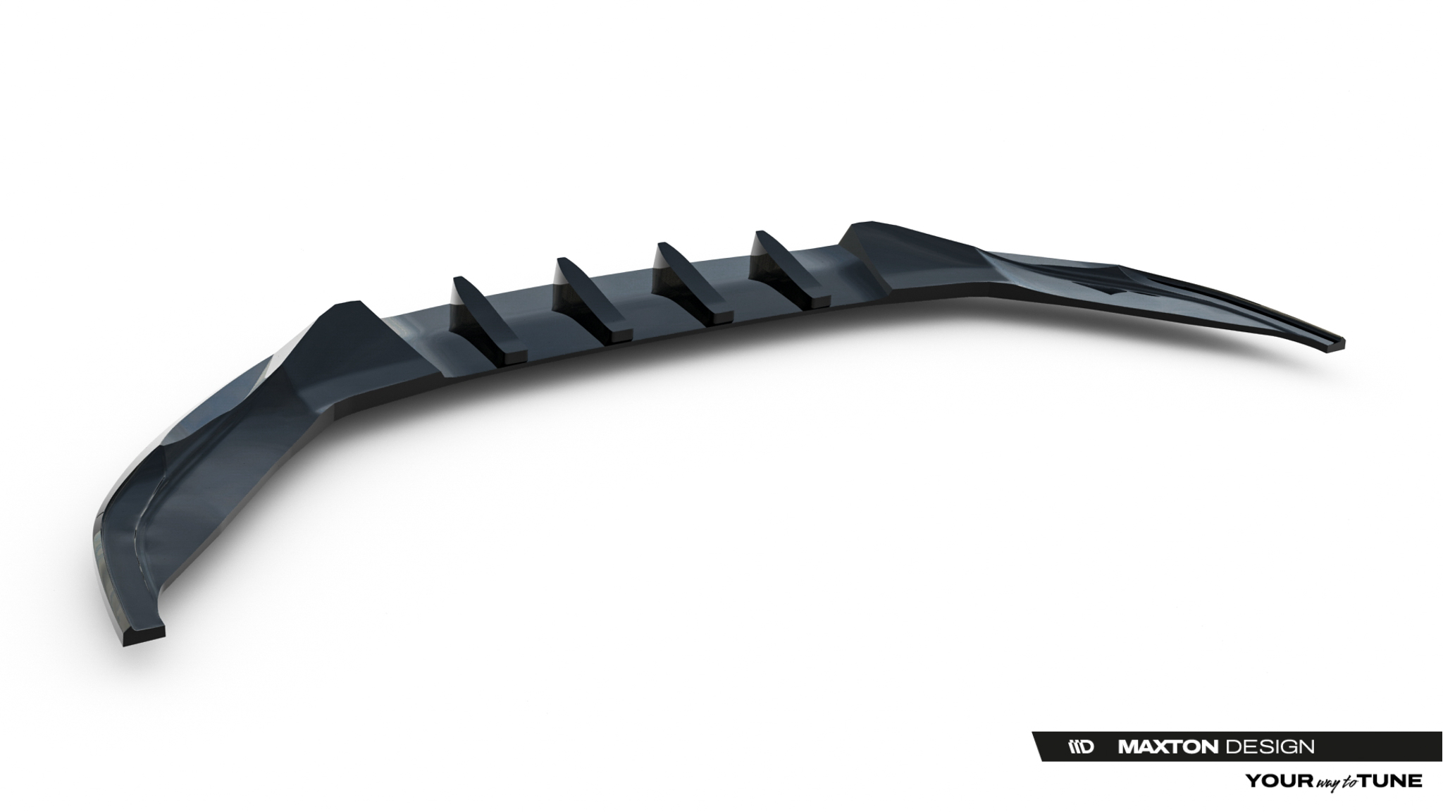 Frontlippe V.1 passend für VW Jetta GLI Mk7 Facelift 2 schwarz Hochglanz