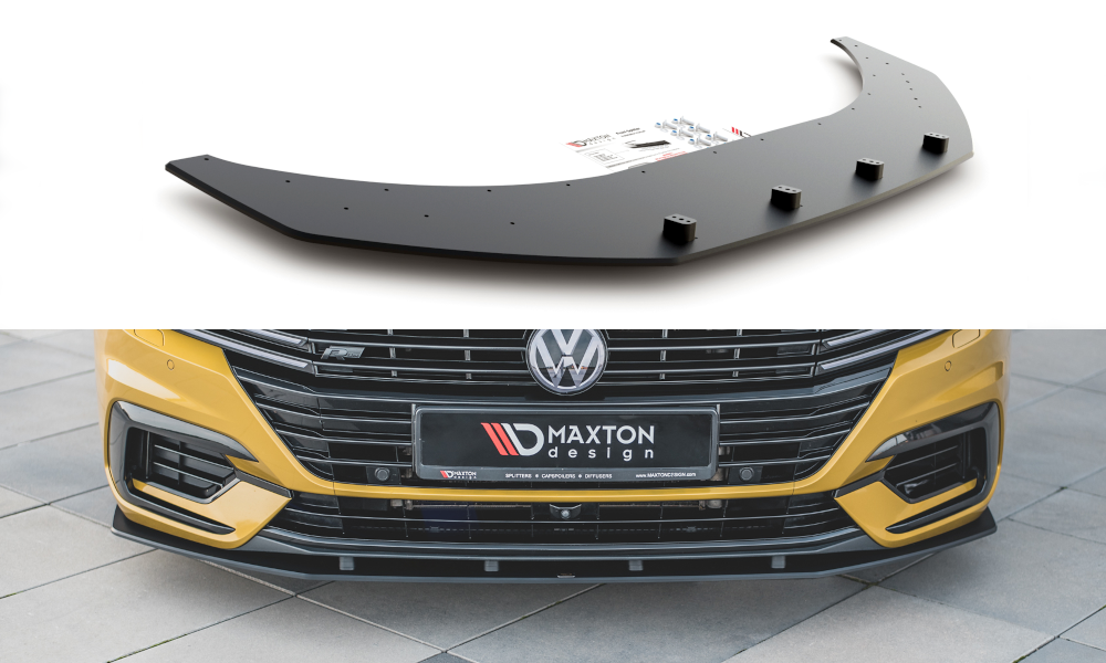 Street Pro Spoilerlippe Front Ansatz passend für VW Arteon R-Line rot