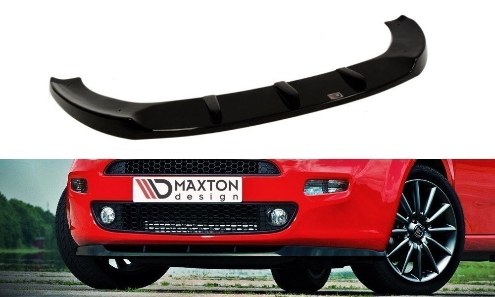 Street+ Spoilerlippe Front Ansatz passend für Fiat Punto Standard Carbon Look