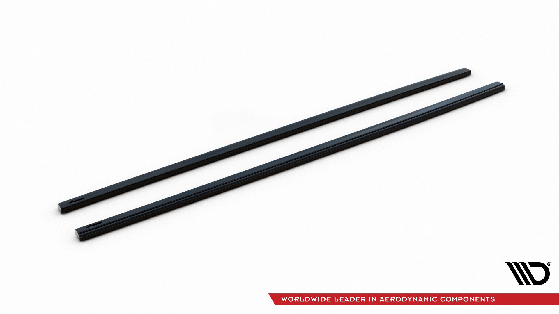 Seitenschweller Ansatz V.2 für VW Golf GTI / GTD Mk7 / Mk7 Facelift verengen schwarz Hochglanz