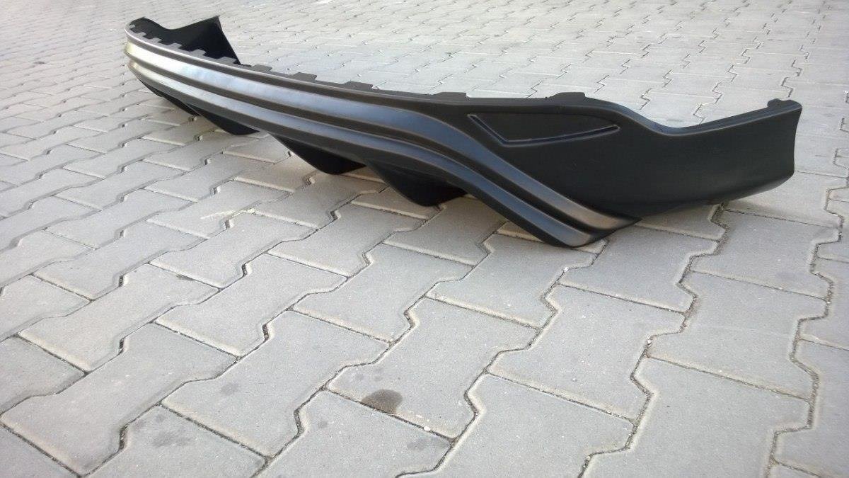Street+ Heck Ansatz Diffusor passend für Ford Focus ST Mk3 RS Look schwarz Hochglanz