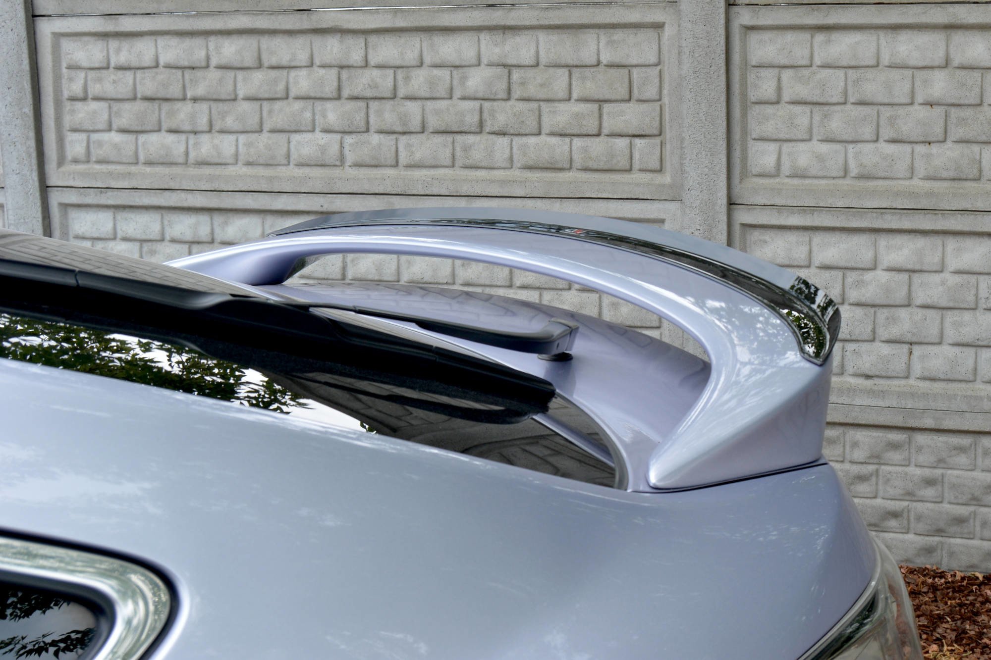 Spoiler CAP für MAZDA 6 MK2 SPORT HATCH GH-SERIES vor Facelift schwarz Hochglanz