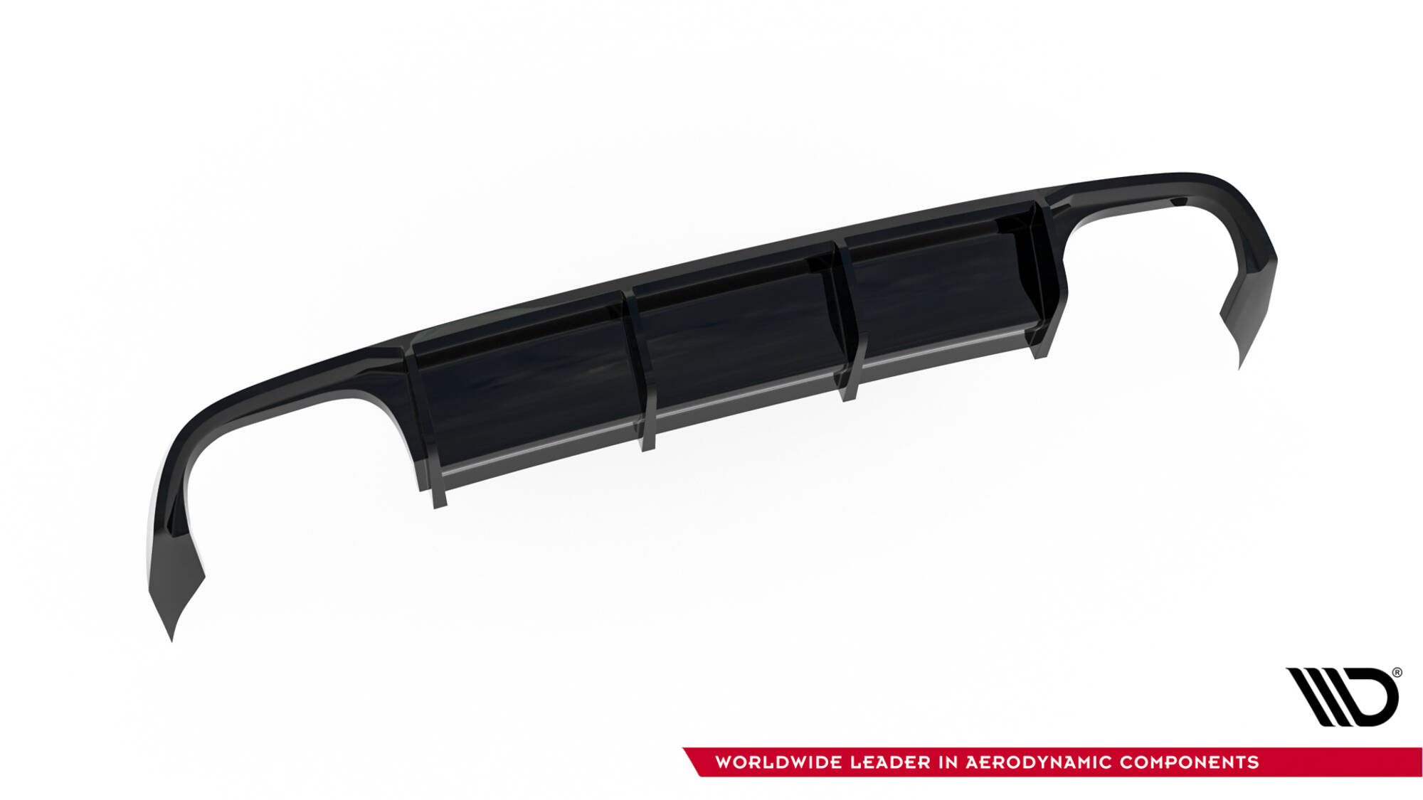 Heckansatz Diffusor passend für CUPRA Leon ST Mk1 FL schwarz Hochglanz
