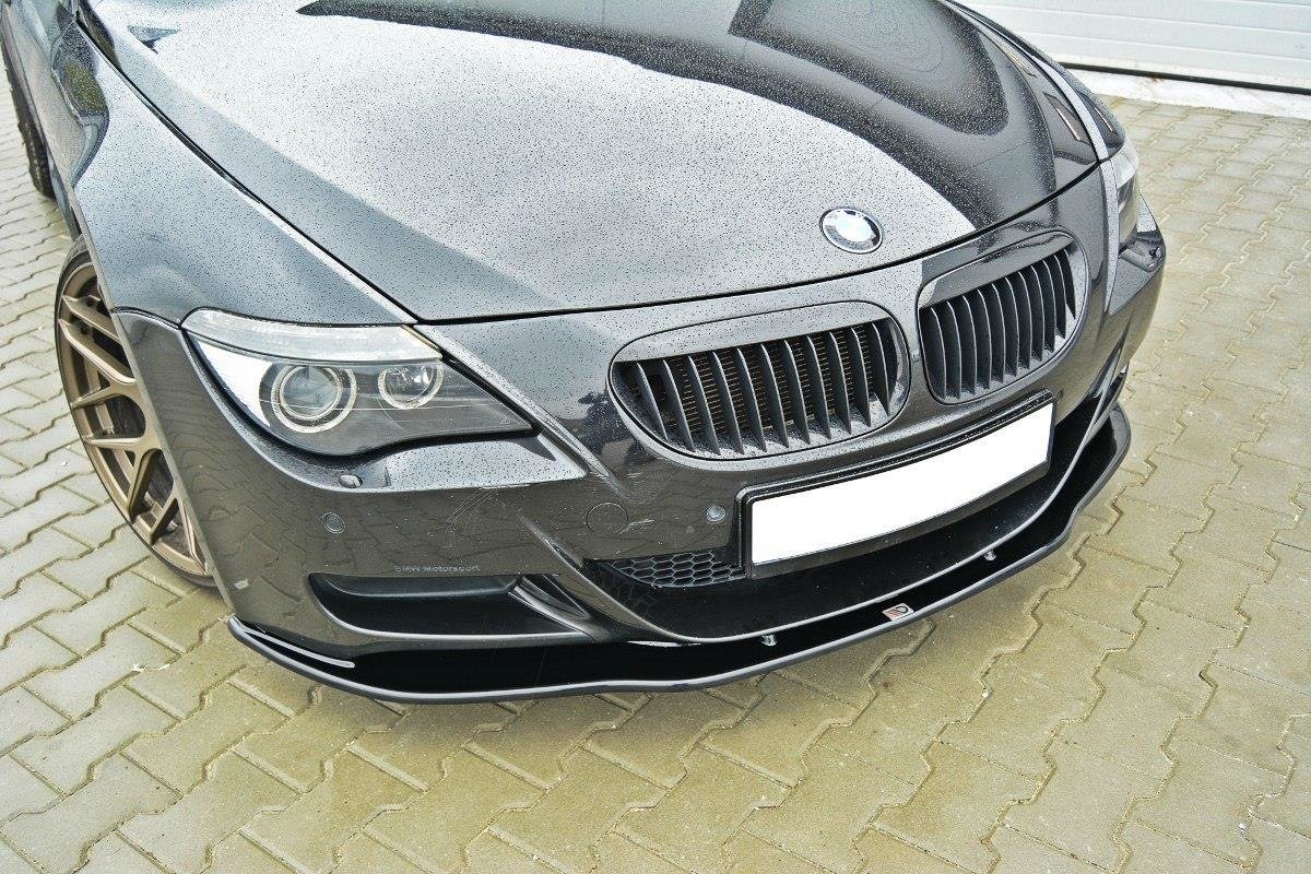 Front Ansatz V.2 für BMW M6 E63 schwarz Hochglanz
