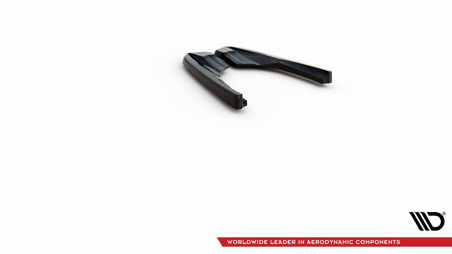 Heck Ansatz Flaps Diffusor V.2 für Audi RS3 8V Sportback Facelift schwarz Hochglanz
