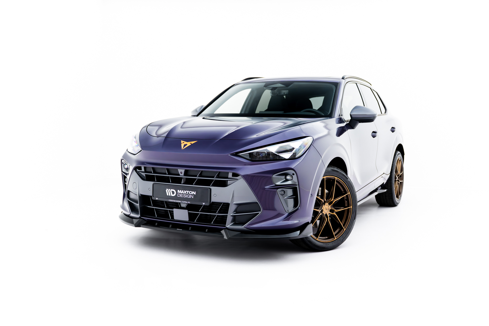Frontlippe V.1 passend für CUPRA Terramar Mk1 schwarz Hochglanz