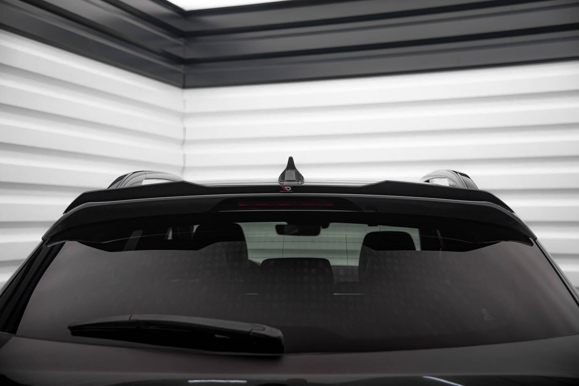 Heck Spoiler Aufsatz Abrisskante passend für Mazda 6 Kombi Mk3 FL schwarz Hochglanz