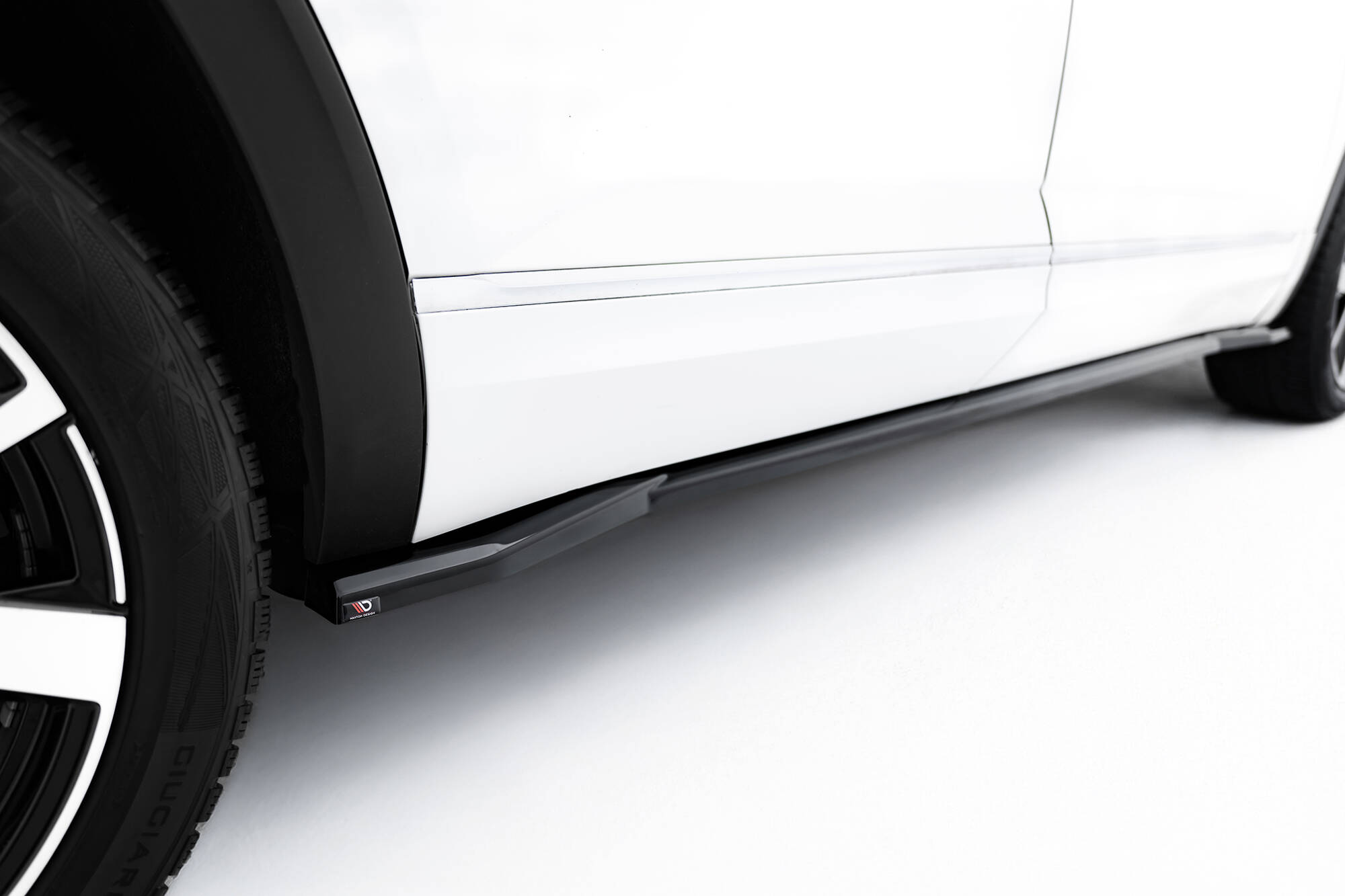 Street+ Seitenschweller Leisten passend für VW Atlas R-Line Mk1 FL 2 schwarz Hochglanz