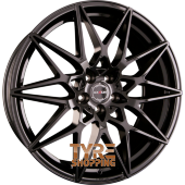 AXXION by Wheelworld AX9 COMPETITION Schwarz Glanz Lackiert (SW+) Einteilig 21 Zoll